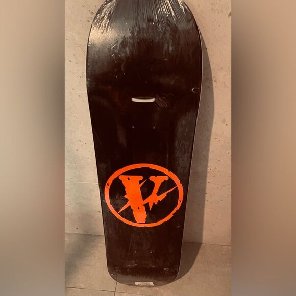 VLONE Fragments Skateboard - NWT - Orange and Black - No wheels - Y2K bodyboard - Picture 3 of 4